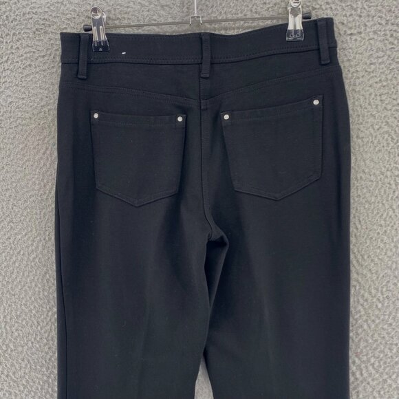 Chicos Jeans Womens 00 US 2 Short Black So Slimming Ankle Stretch Pockets Casual - Picture 4 of 10